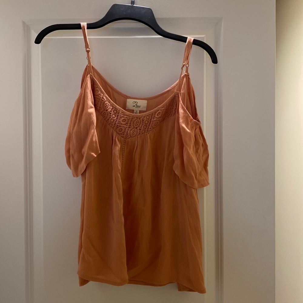 Off the shoulder shirt. Size S